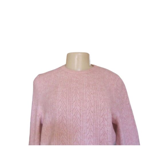 Boden Women's Pink Mohair/Wool Blend Knit Sweater Size 10 - Picture 2 of 8